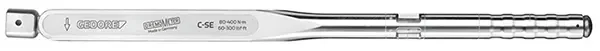 GEDORE-Torque Wrench Dremometer C-Se 14X18 80-400Nm (8482-01): Classified As Per Din En Iso 6789-2:2017 Type Ii Class A; Adjusted To A Maximum Permissible +/-3% Deviation And Thus With A Greater Precision Than The Standard-Stipulated +/-4%