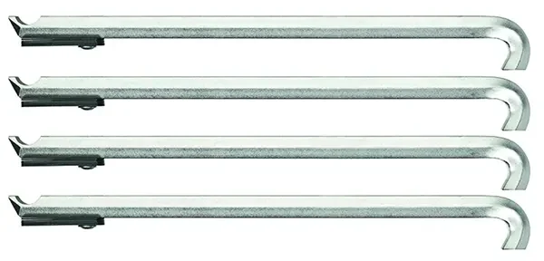 GEDORE-Set Of 4 Pulling Legs 178 Mm With Spacers (1.29/35): 0