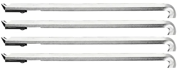 GEDORE-Set Of 4 Pulling Legs 226 Mm With Spacers (1.29/40): 0