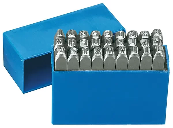 GEDORE-Letter Punch Set (2201-6): Twenty Seven Letters To Label Finished Parts Such As Signs