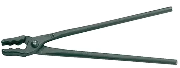 GEDORE-Blacksmiths' Tongs With Wolf Jaw 400 Mm (233-400): With Wolf'S Jaw