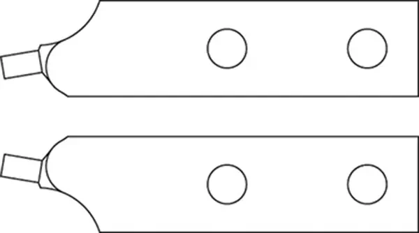 GEDORE-Pair Of Spare Tips Angled D 3.5 Mm (E-8000J51): 0